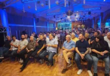 El kicillofismo inició su desembarco en Córdoba con un acto encabezado por Caserio y la presencia de Javier Alonso