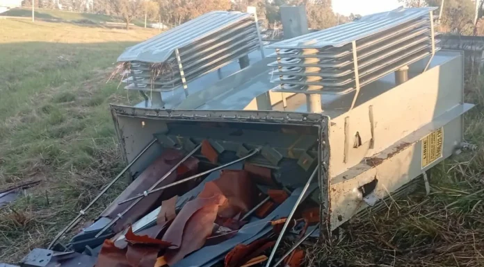 En Zárate vuelven a denunciar nuevo acto de vandalismo en la red eléctrica de la Cooperativa