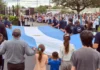 En Zárate se realizó esta mañana el acto oficial a 44 años de la Gesta de Malvinas con mucha emotividad