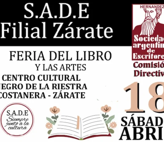 En Zárate: la SADE celebra su aniversario con una nueva Feria del Libro y las Artes que convoca a toda la comunidad