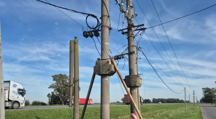En Zárate la Cooperativa de Electricidad denunció saqueos en la red eléctrica