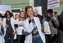 Zárate: médicos de cabecera del PAMI salieron a la calle para reclamar por los recortes