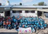Más de 350 voluntarios renovaron una escuela primaria y un centro educativo secundario de Campana