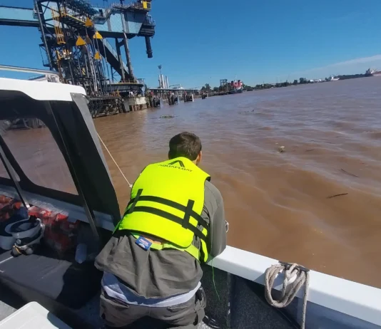 Zárate: El CICACZ realizó un nuevo monitoreo ambiental en el Paraná de las Palmas