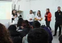 El Municipio puso en marcha un programa de charlas sobre nutrición, salud mental y deporte en escuelas secundarias