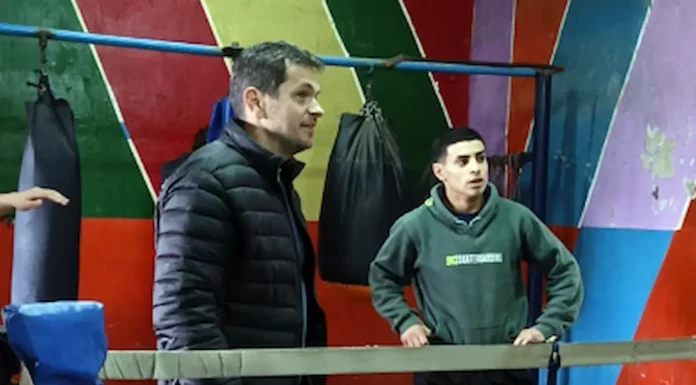Zárate: el Intendente visitó el Boxing Club Zárate y destacó el valor social del deporte