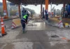 Peaje Zárate: se realizan reparación y obras en el corredor vial con lozas nuevas y mejoras de iluminación en la Ruta 12 y la Ruta 14