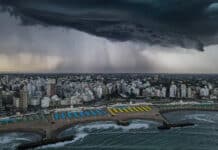 Se avecina una ciclogénesis: llega un temporal de lluvias, viento y granizo