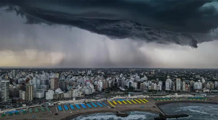 Se avecina una ciclogénesis: llega un temporal de lluvias, viento y granizo
