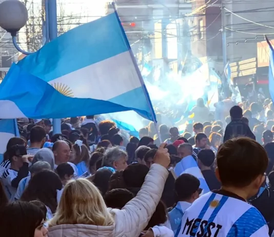 Zárate vivió una fiesta inolvidable tras la clasificación de Argentina a los cuartos de final