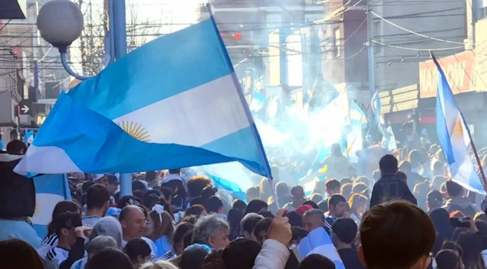 Zárate vivió una fiesta inolvidable tras la clasificación de Argentina a los cuartos de final