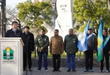 Zárate conmemoró el Día de la Independencia con un acto oficial encabezado por el Intendente