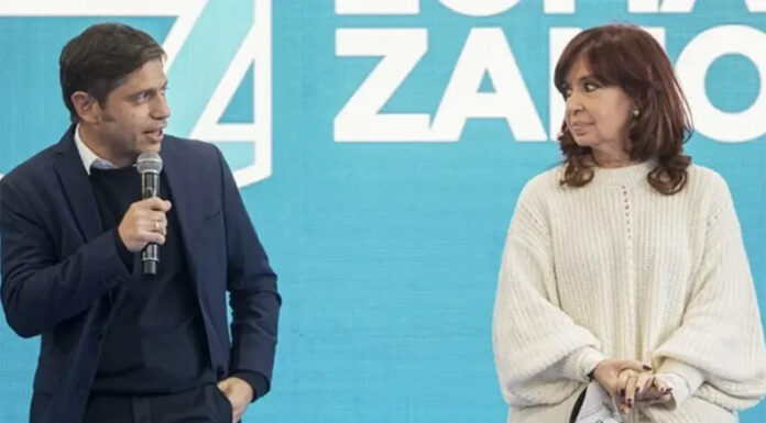 Axel Kicillof mide más que Cristina Kirchner en todas las provincias del país