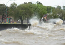 Alertan por una crecida en el Río de La Plata de 1,30 metros por encima de sus valores habituales