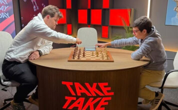Otro golpe de Faustino Oro: le ganó una partida al cinco veces campeón mundial Magnus Carlsen en un match de ocho juegos de blitz