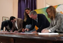 Zárate: Fundación Mirgor donará 20 televisores a escuelas locales mediante un convenio con el Municipio