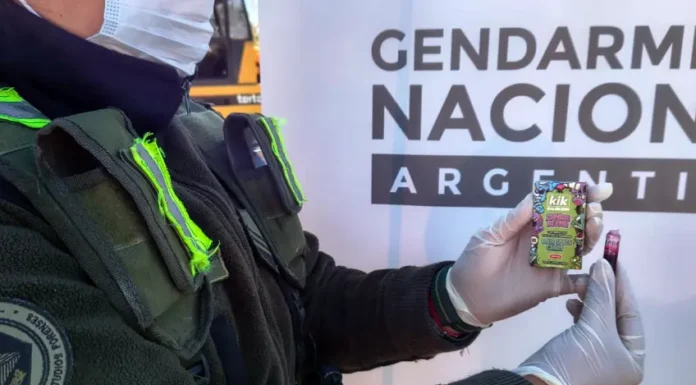En Zárate: Detectaron resina de marihuana oculta en 560 vapeadores durante un operativo en Ruta 12
