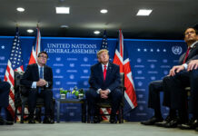 El primer ministro británico se reunió con Donald Trump y confirmó que hablaron de las Islas Malvinas