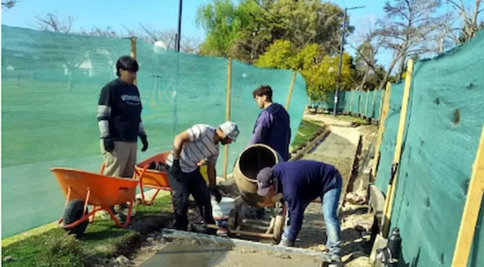 En Zárate: Avanza la puesta en valor de la Costanera con obras en el sector norte