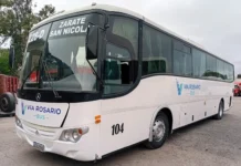 Zárate recupera el servicio de colectivos hacia San Nicolás desde este lunes
