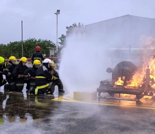 En Zárate, más de 90 cadetes de Bomberos Voluntarios se capacitaron en la planta de Bayer